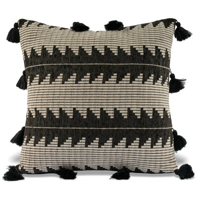 Loon Peak®Dones Chenille Striped Throw 24x24 Oversized Chenille Pillow